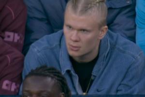 开云体育（官网）app下载-维京风格哈兰德换新发型，看台观战曼城vs维拉