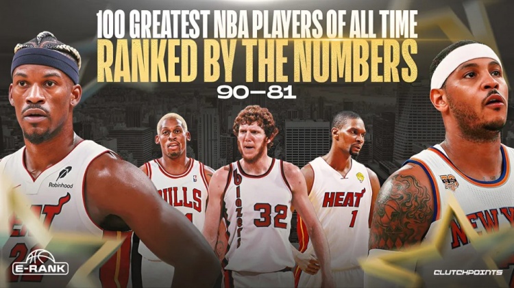 开云体育（官网）app下载-Clutch Points历史球星90-81：波什90 罗德曼89 甜瓜88 巴特勒81